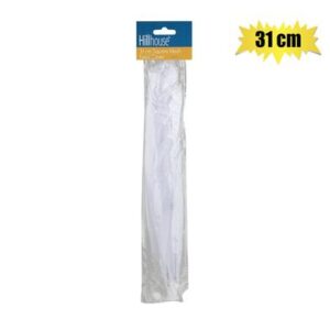 Foodcover square 31cm white hillhouse