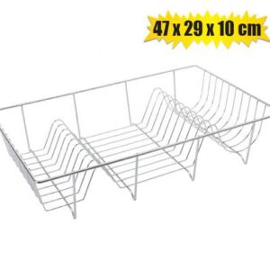 Dish rack chrome plated 47x29x10cm