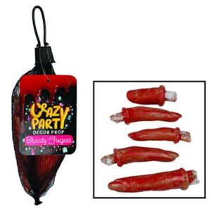 Party prop pl bloody fingers