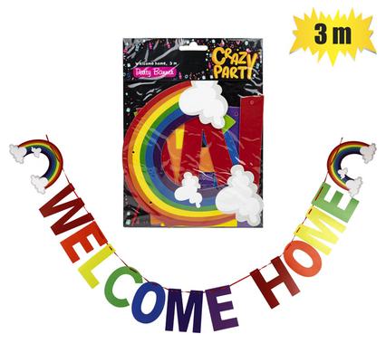 Party banner welcome home 3m