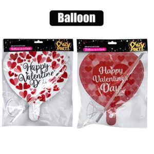 Balloon w/stick air inflate love
