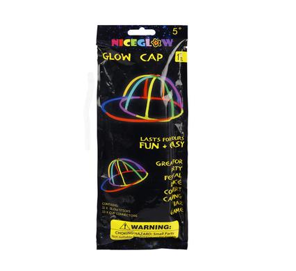 Glow stick peak cap