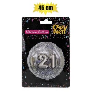 Balloon helium foil ms 21 45cm f-01
