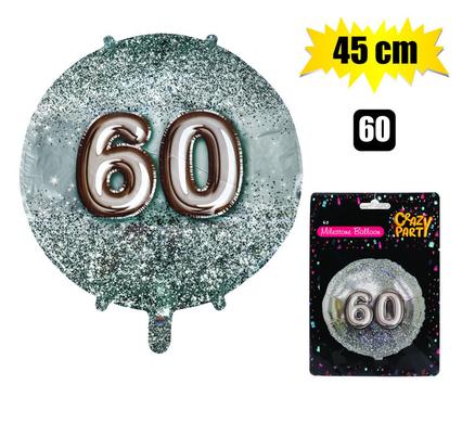 Balloon helium foil ms 60 45cm f-01