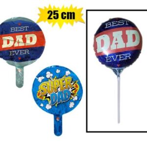 Balloon air fill w/stick father's day