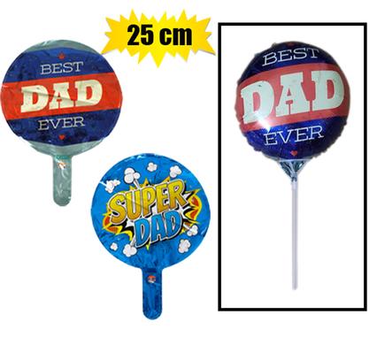 Balloon air fill w/stick father's day