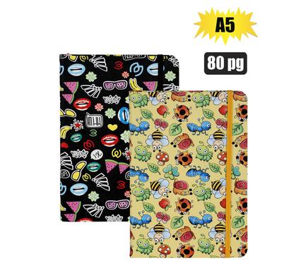 Novelty notebook asstd a5