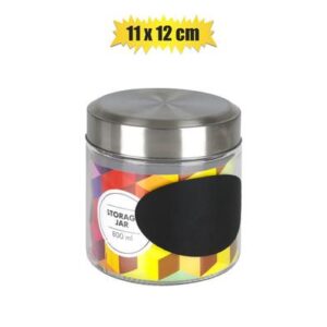 Storage-jar gls blackboard 11x12cm