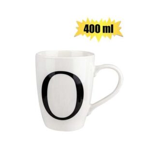 Mug daily tall letter o,400ml