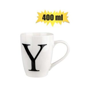 Mug daily tall letter y,400ml