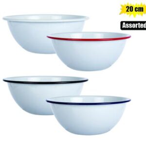 Mixing bowl enamel 20cm