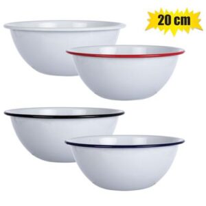 Mixing bowl enamel 20cm
