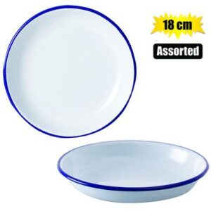 Plate enamel 18cm pasta