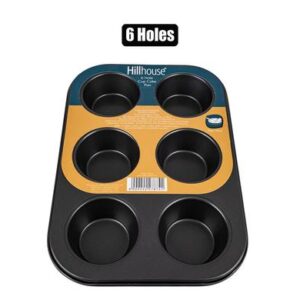Bakeware non-stick cup cake pan 6-hole