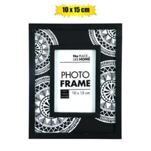 Picture-frame mdf 10x15cm blk&wht