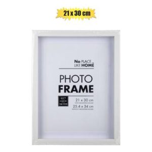 Picture-frame pl shadow box 21x30cm whte