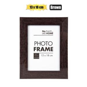 Picture-frame pl mahogany look 13x18cm