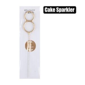 Candle birthday sparkles number-8