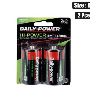 Batteries h/power size:d / r20p 2pce