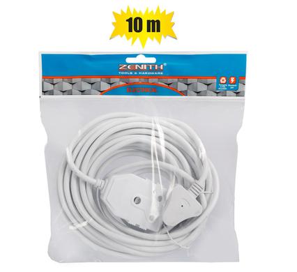 Extension-cord 10m janus 10a l/d zenith
