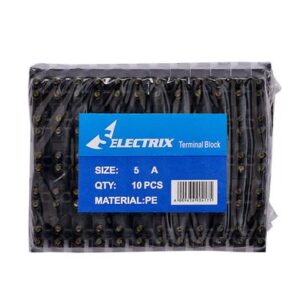 Strip-connect 5amp 12-way black bulk