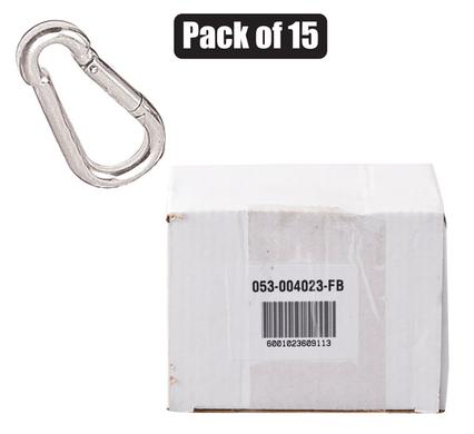 Snap-hook galvanised 8x80mm bulk