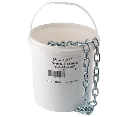Chain galv 6.0x32mm box-30-metre