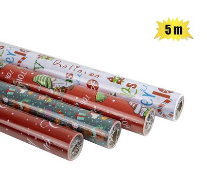 Xmas stationery gift wrap 5mx700mm