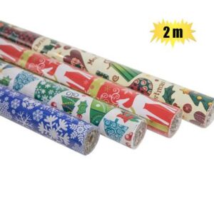 Xmas stationery gift wrap 2mx700mm 60gsm
