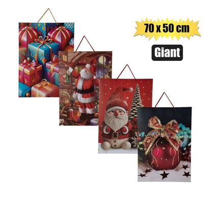 Xmas stationery gift bag giant 70x50cm