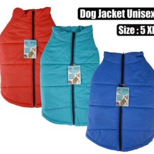 Pet dog jacket with zip unisex-5xl