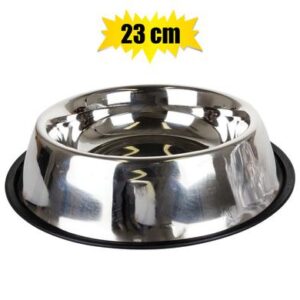 Pet dog/cat bowl s/s 23cm 96oz
