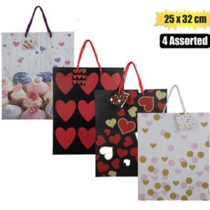 Gift-bag paper lrg 25x32cm love