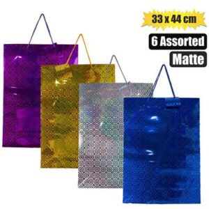 Gift-bag metallic ppr jmb 33x44cm matt