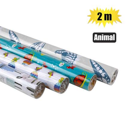 Gift-wrap 700mmx2m animal
