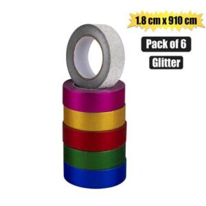 Gift ribbon glitter 1.8x910cm