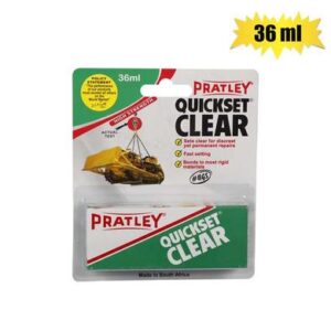 Pratley quickset glue clear 36ml-pack
