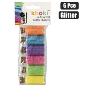 Art+craft glitter 6pce glass