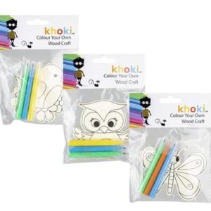 Art+craft colour y/own mini wood craft