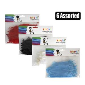 Art+craft accessories feathers 50pce