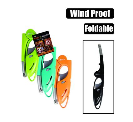 Bbq lighter foldable wind proof