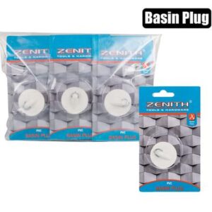 Basin-plug white zenith