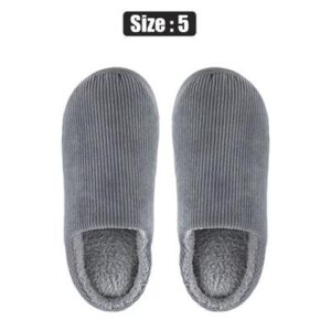 Slipper slip-in grey grain size 5