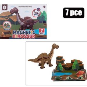 Boys playset magnetic dinosaur
