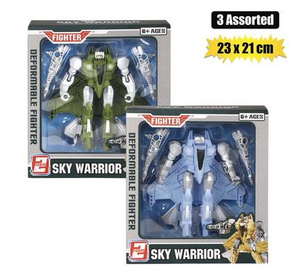 Boys playset transform sky robot 23x21cm