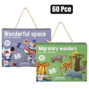 Puzzle jigsaw wildlife 60pc