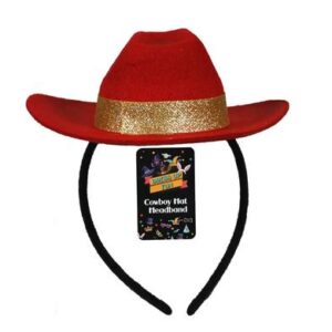 Dress up headband cowboy hat