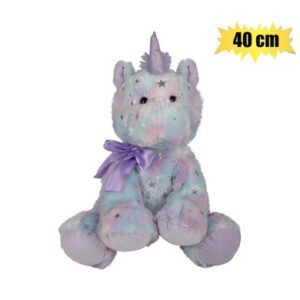 Plush unicorn pastel purple 40cm
