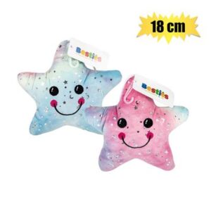 Plush smiling star tie-dye 18cm