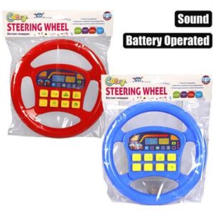 Baby toy edu steering wheel b/o
